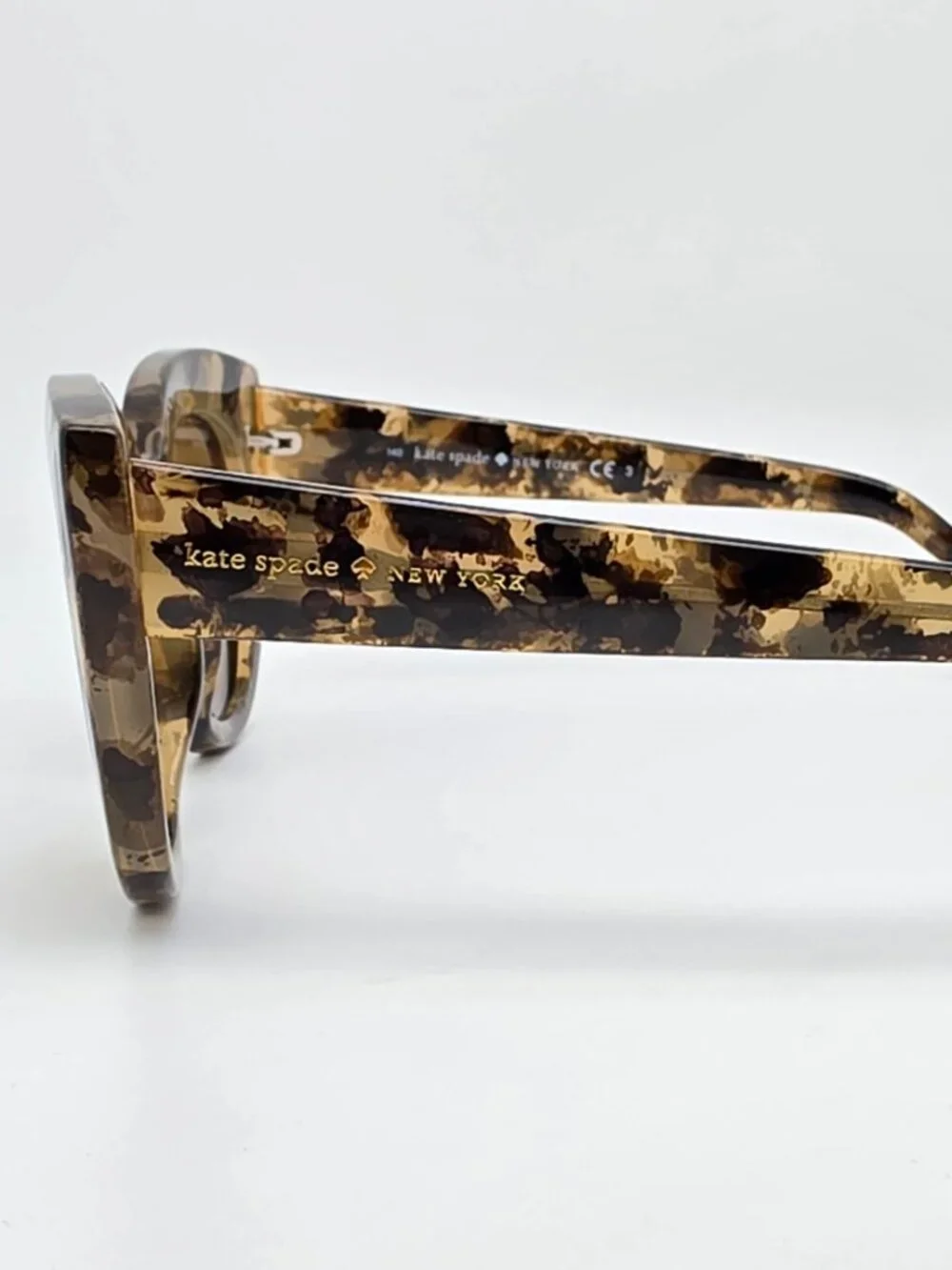 Kate Spade New York Zora Tortoise Frame Brown Lens Cat Eye Sunglasses 49-24-140